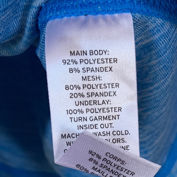 Zella Active Athletic Tank Top Racerback Blue S - Picture 3 of 4